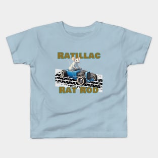 RATILLAC RAT ROD Kids T-Shirt